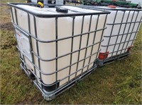 (2) Poly totes w/ cages