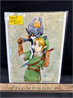 Signed Zelda print