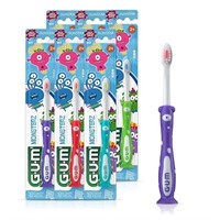 (6Pcs GUM Monsterz Children and Toddler Toothbrus