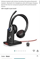Wireless Headset with Microphone