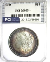 1882 Morgan MS65+ LISTS $525