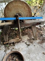 Antique Grist mill stone