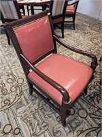 4 Pc. Dining Arm Chair Brick Red