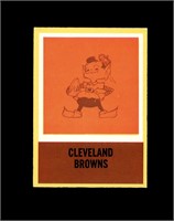 1967 Philadelphia #48 Cleveland Browns EX-MT