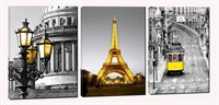 Eiffel Tower Canvas Art Wall Decor (3 Pcs)