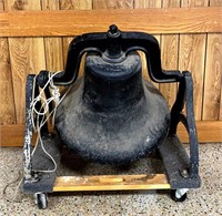 Large Old Cast Iron Bell