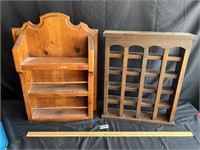 Wood Display Shelves
