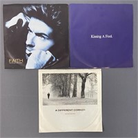 Three George Michael 45 Single Records