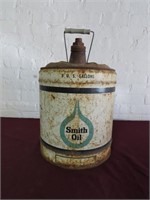 5-Gallon bucket Smith Oil. Rockford, Illinois