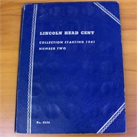 Almost Complete Lincoln Head Penny Album, 1941-197