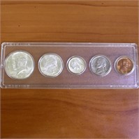 1964 US Mint Coin Set in Slab