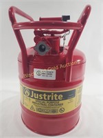 Justrite Special Purpose Container 5 Gal New