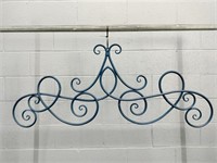 Hanging Painted Wrought Iron Decor