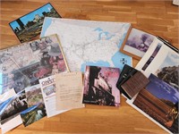Lot Of Train Pictures Memorabilia & Book