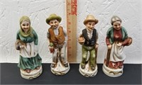 Set of 4 Vintage Grandpa & Grandma