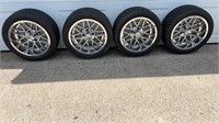 Set of 4 RHOX 215/40R14 Golf Cart Tire w/Rims
