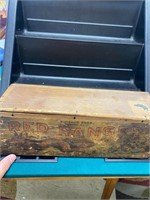Rare Very Early Swisher Bros. Wooden Cigar Box