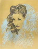 Olivia De Berardinis (b.1948) Mix Media On Paper
