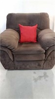 OVERSIZED UPHOLSTERED ARM CHAIR