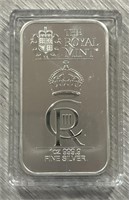 1oz The Royal Mint Silver Bar