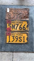Assorted Pennsylvania License Plates
