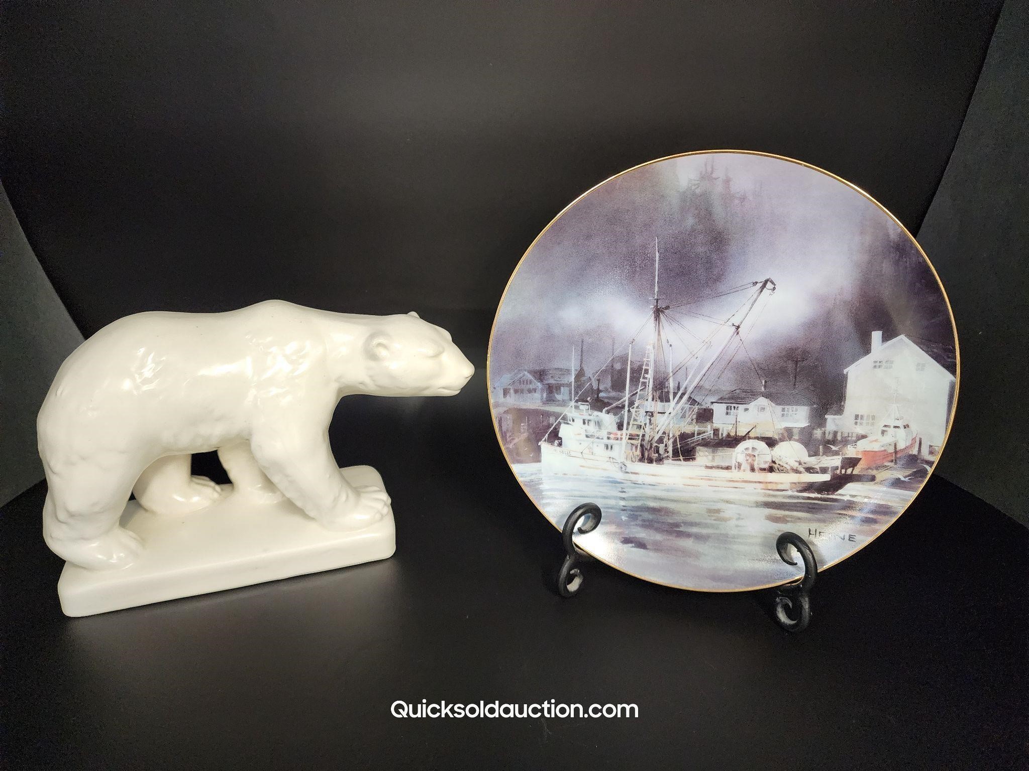 Heavy Pottery? Bear 10" L. & Pacific Belle By Harr