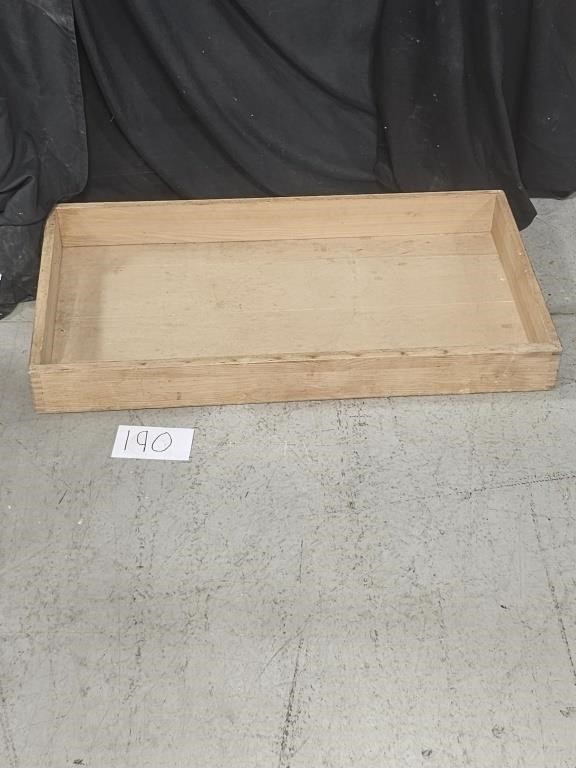 Large Wooden Crate Tray 36"x19.5"x4"