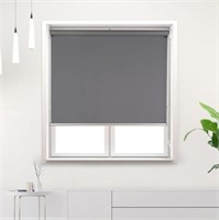 100% Blackout Roller Window Shade (Dark Grey 40'')