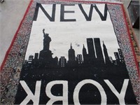 NEW YORK RUG, SOME STAINS