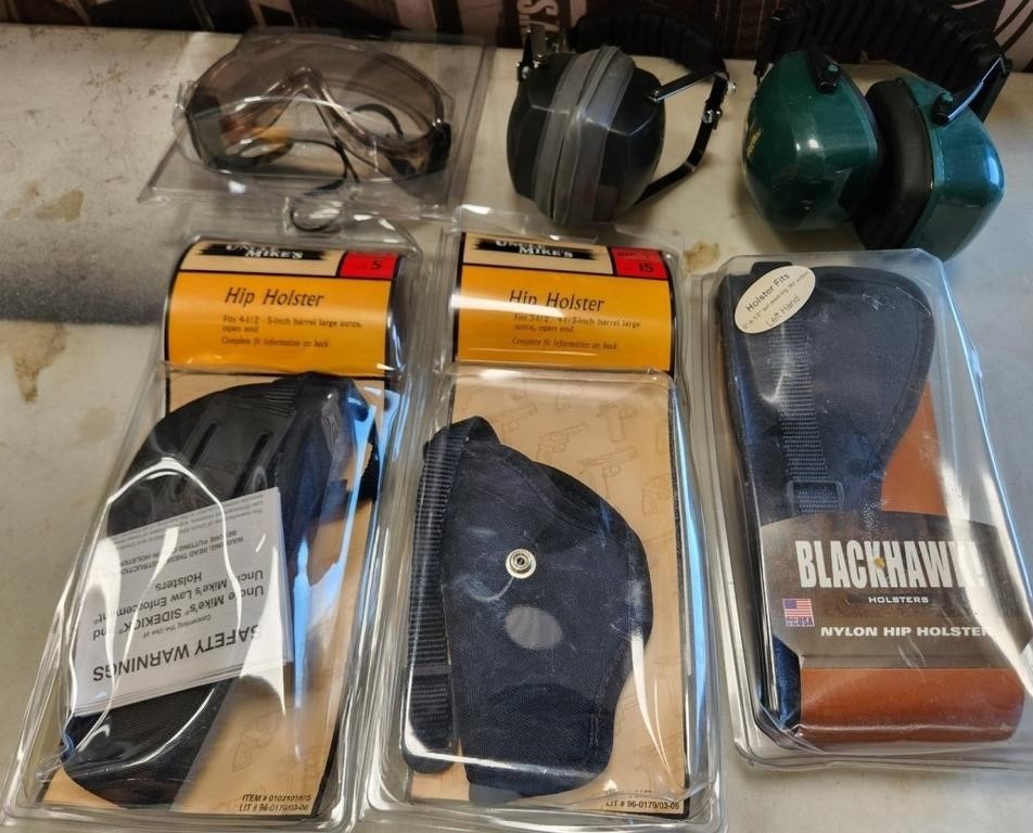 W - EAR PROTECTION, SAFETY GLASSES, HOLSTERS (W31)