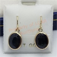 14K Sapphire Earrings