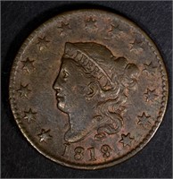 1819 LARGE CENT VF/XF
