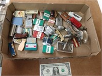 Collection of vintage cigarette lighters