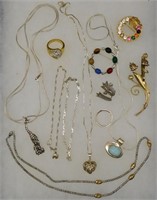 Vintage & Signed Sterling Silver Jewelry