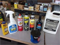 insect and bee spray gear grease etc