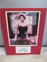Sophia Loren Autographed Lingerie Photo & COA