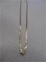 14k Gold Lady's Flat Link Chain - Italy
