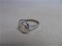 Sterling Silver .925 Lady's Accent Ring