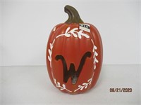 Light Up Halloween Pumpkin, "W"