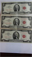 3-1963 Two Dollar US Notes, Granahan & Dillon