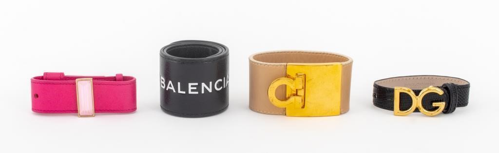 Fashion Designer Leather Bracelets, 4