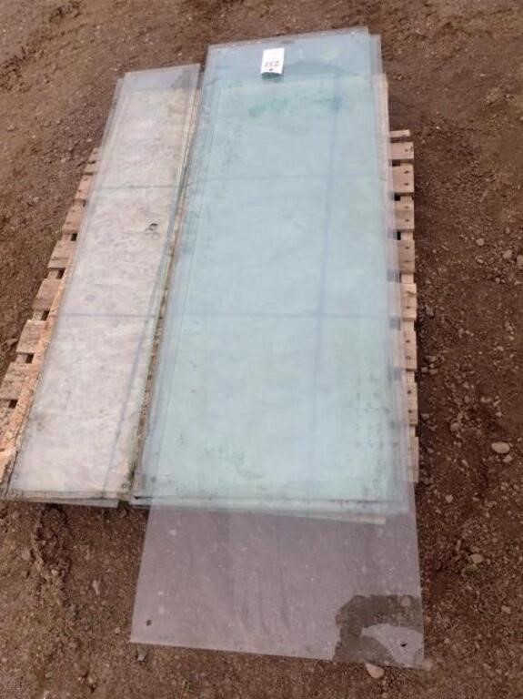 Stack Of Glass - 54"Lx18"W & 52"L x 10"W
