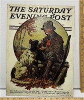 “The Saturday Evening Post” Vintage Metal Sign