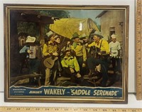Jimmy Wakely “Saddle Serenade” Framed Promo