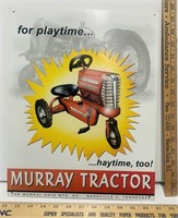 Vintage Murray Tractor Metal Sign