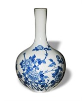 Chinese Blue and White Tianqiu Vase, Republic