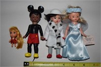 (3) McD's Mme Alexander Dolls + Liddle Kiddles