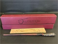 Ollivanders Harry Potter Wand w map & box