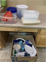 Large Lot Tupperware and other plastic storage