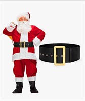 (Used) Santa Claus Belt Christmas Costume Black